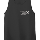 Z STRONGER WHT ON BLK Mens Tank