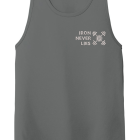 Z IRON LT GRAY ON DK GRAY MENS Workout Tank