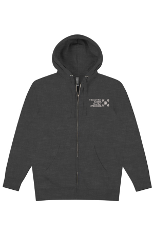 S stronger lt gray on dk gray Premium Full-Zip Hoo