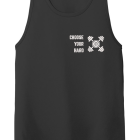 Z CHOOSE MENS WHT ON BLK MENS Workout Tank