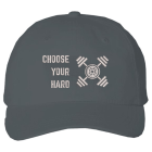 Z CHOOSE LT GRAY ON DK GRAY Cotton Cap