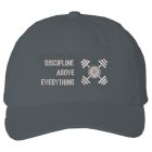 Z DISCIPLINE LT GRAY ON DK GRAY Cotton Cap