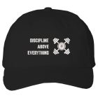 S DISCIPLINE WHT ON BLK Cotton Cap