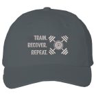 S TRAIN LT GRAY ON DK GRAY Cotton Cap