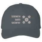 S STRENGTH LT GRAY ON DK GRAY Cotton Cap