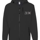 S discipline lg on blk Polytech Soft Shell Jacket