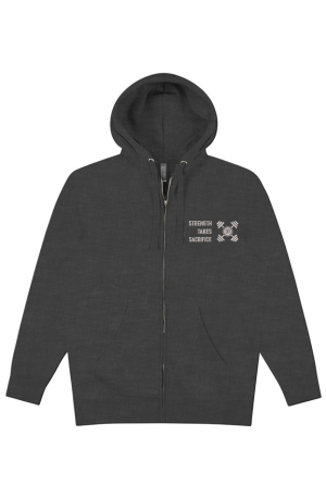 S strength lg on dg Premium Full-Zip Hoodie