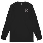 Z BARBELLS LT GRAY ON BLK MENS Staple Organic Long
