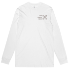 Z TRAIN LT GRAY ON WHT MENS Staple Organic Long Sl