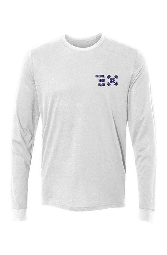 CHOOSE NAVY ON WHITE ATHLEISURE MENS TEE
